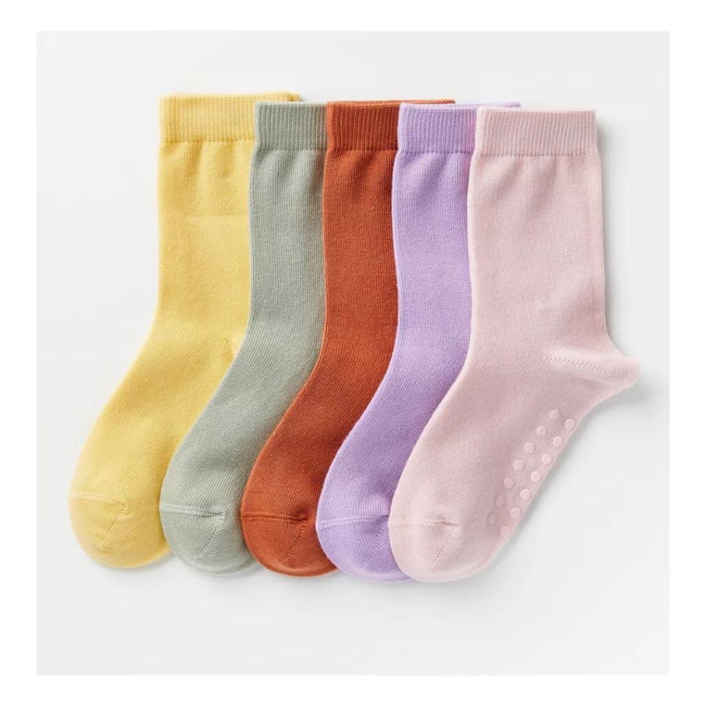 Lindex 5-pak sokker med anti-skli
