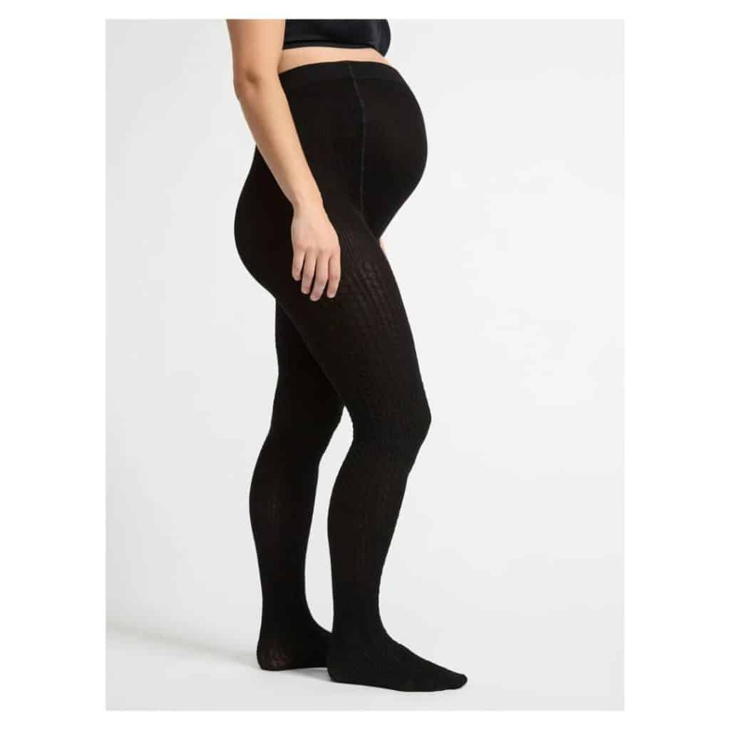 Lindex MOM Kabelstrikket tights av lyocell